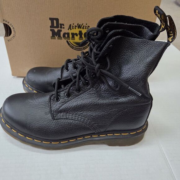 Dr. Martens Black Combat Boots - Picture 3 of 14